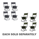 Portable Outdoor Chairs with Storage Bag 4pcs