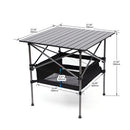 Aluminum Folding Camping Roll-Up Table with Carrying Bag