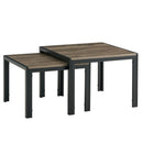 Modern Nesting Coffee Table Set w/ Wooden Finish