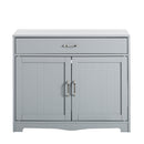 Mesa de muebles de 2 puertas con enchufe oculto