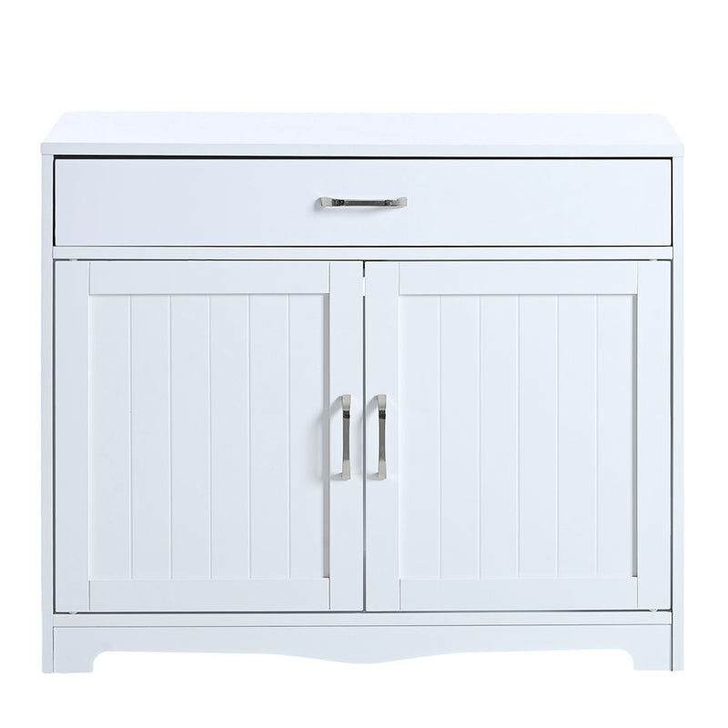 Mesa de muebles de 2 puertas con enchufe oculto