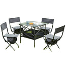 Camping Foldable Chair & Roll Up Portable Table