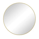 36-Inch Round Metal Framed Mirror