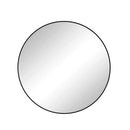 36-Inch Round Metal Framed Mirror