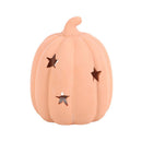 Neutral Terracotta Pumpkin Tealight Holder with Stars