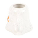 Ghost Shaped Ceramic Mug with Pumpkin