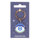 All Seeing Eye Metal Keyring