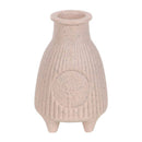 Greige Ribbed Ceramic Palo Santo Burner