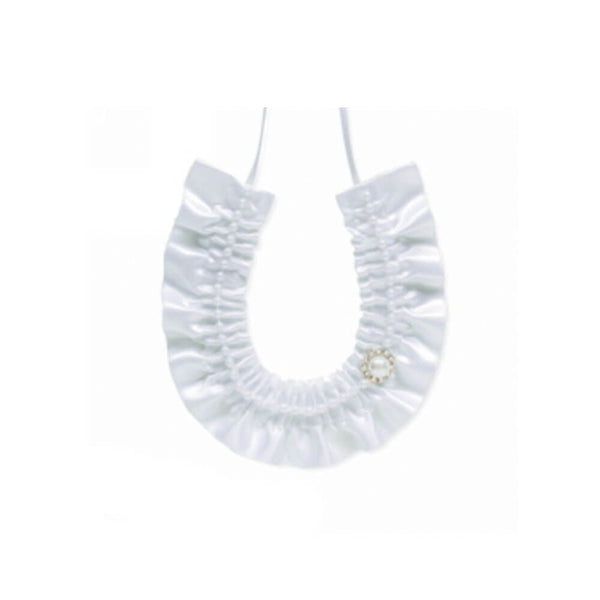 ME Horseshoe with Pearl & Diamante Wedding Charm (White)