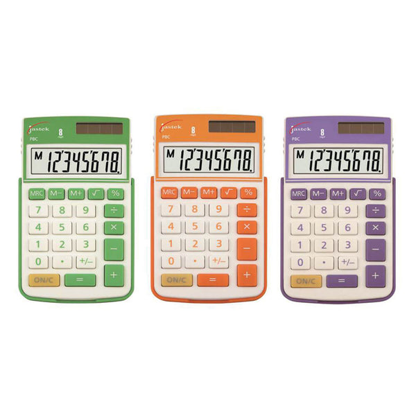 Jastek Slide Cover Calculator (Orange/Lime/Grape)