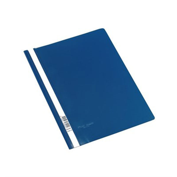 Bantex A4 Clear Cover Flat File (Blue)