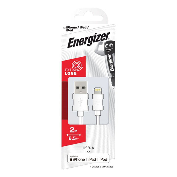 Energizer Cable Lightning Tape 2m (White)