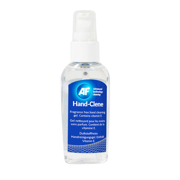 AF Hand-Clene Hand Sanitising & CleaningGel Pump Bottle 50mL