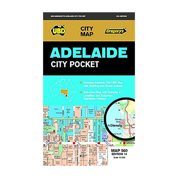 Ubd/Gre Pocket Adelaide City 560 Map (14th Edition)