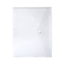 Marbig A4 Binder Pocket con cierre de botones