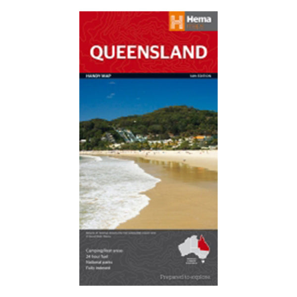 Hema Queensland Handy Map 13th Edition