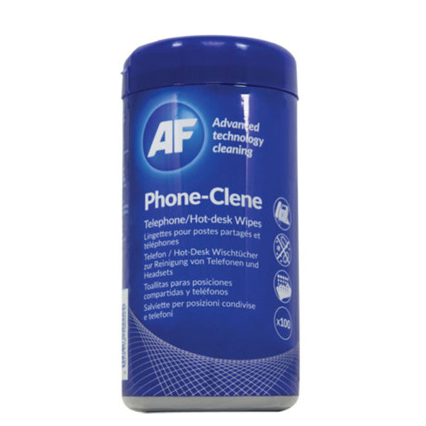 AF Phone-Clene Telephone Wipes Cleans & Sanities 100pcs