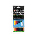 Micador Colourush Triangle Colour Pencil (Pack of 12)