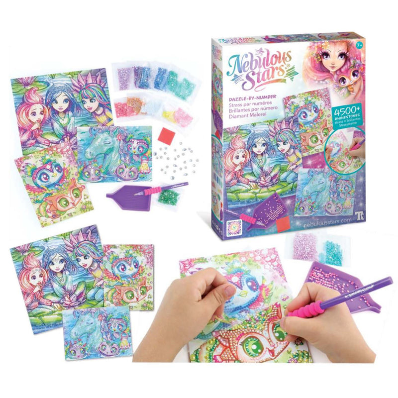 Nebulous Stars Rainbow Dazzle-by-Number
