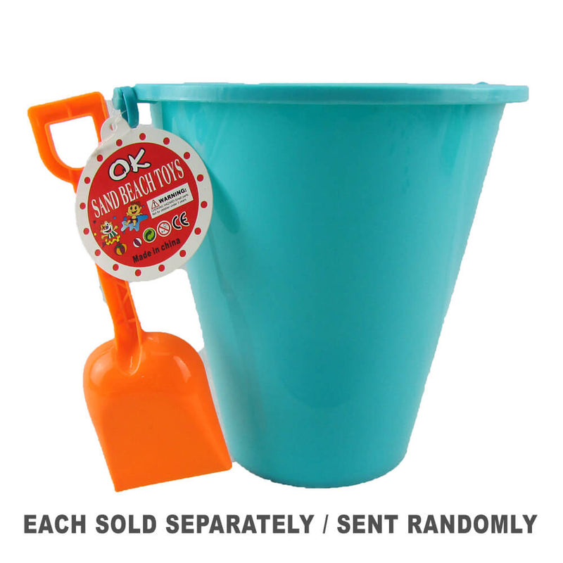 20cm Beach Bucket with Spade (1pc Random Style)