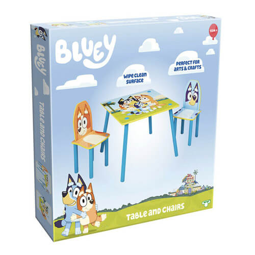 Bluey Wooden Table & Chair Set