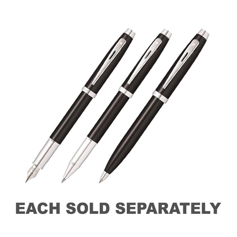 100 Black Lacquer/Chrome Plated Pen