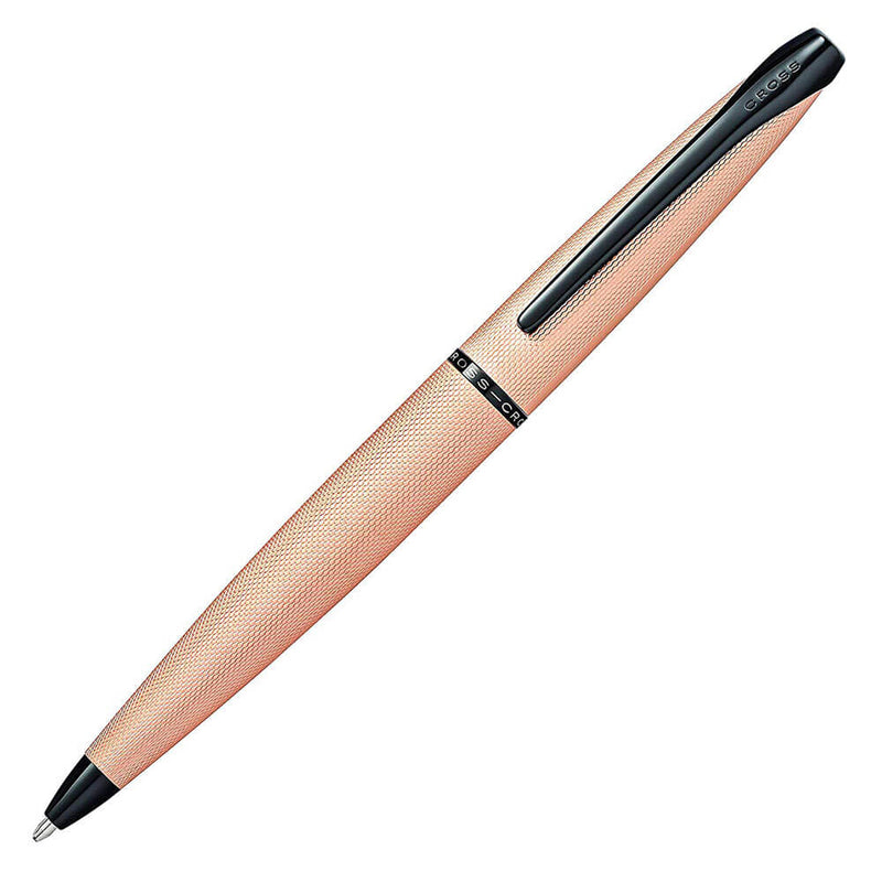 ATX Brushed Rose Gold Etched Diamond Pen