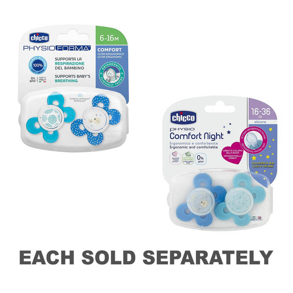 Comfort Silicone Pacifier 2pk (Boy)
