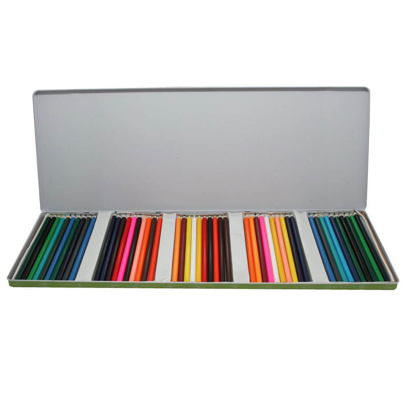 50 Colouring Pencils in Tin