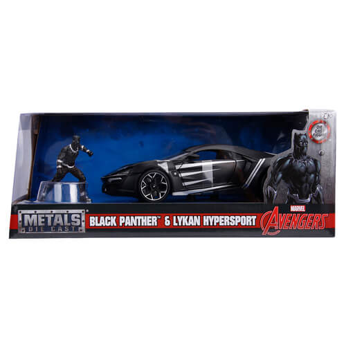 Black Panther Lykan Hypersport 1:24 Hollywood Rd Diecast Veh