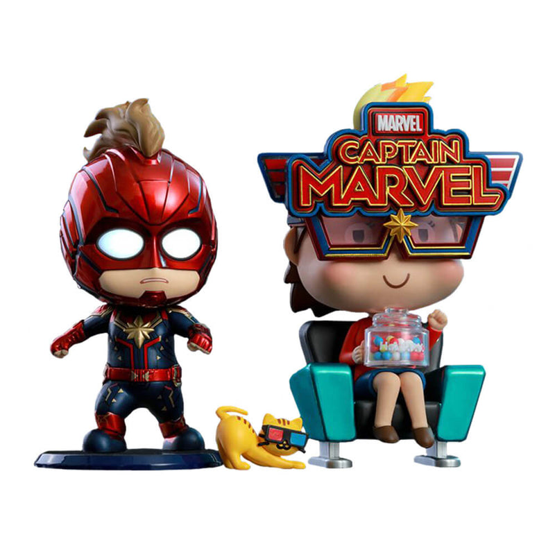 Captain Marvel & Movbi Cosbaby Set