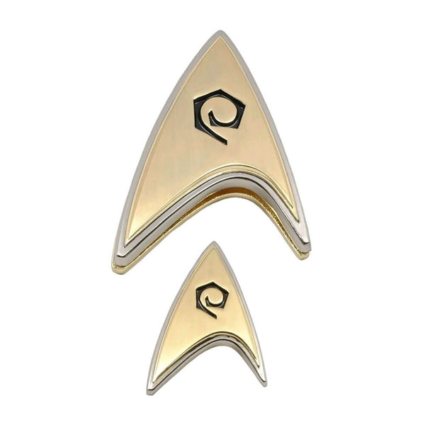 Star Trek Discovery Enterprise Operations Badge & Pin Set