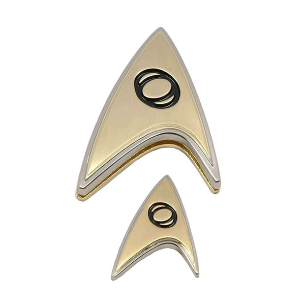 Star Trek Discovery Enterprise Science Badge & Pin Set