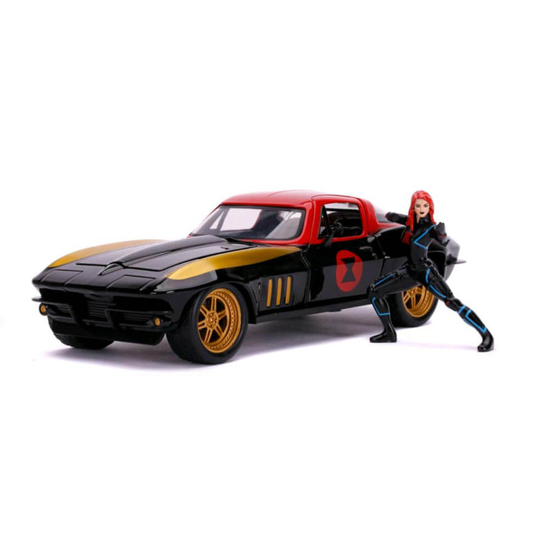Avengers '66 Chevy Corvette w/Black Widow Hollywood Ride