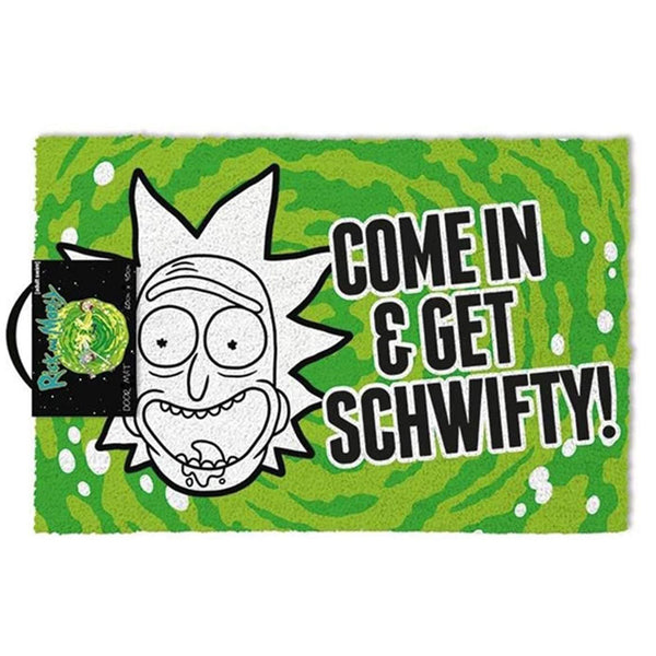 Rick and Morty Get Schwifty Door Mat