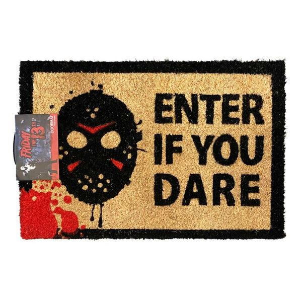 Friday The 13th Enter If You Dare Door Mat