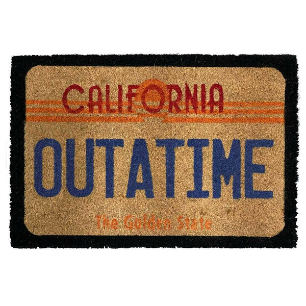 Back To The Future Outatime Door Mat