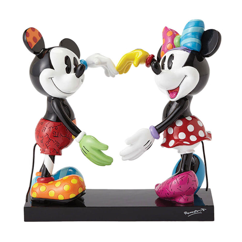 Britto Disney Mickey And Minnie Heart Figurine (Large)