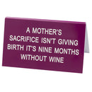 Say What Desk Sign Large