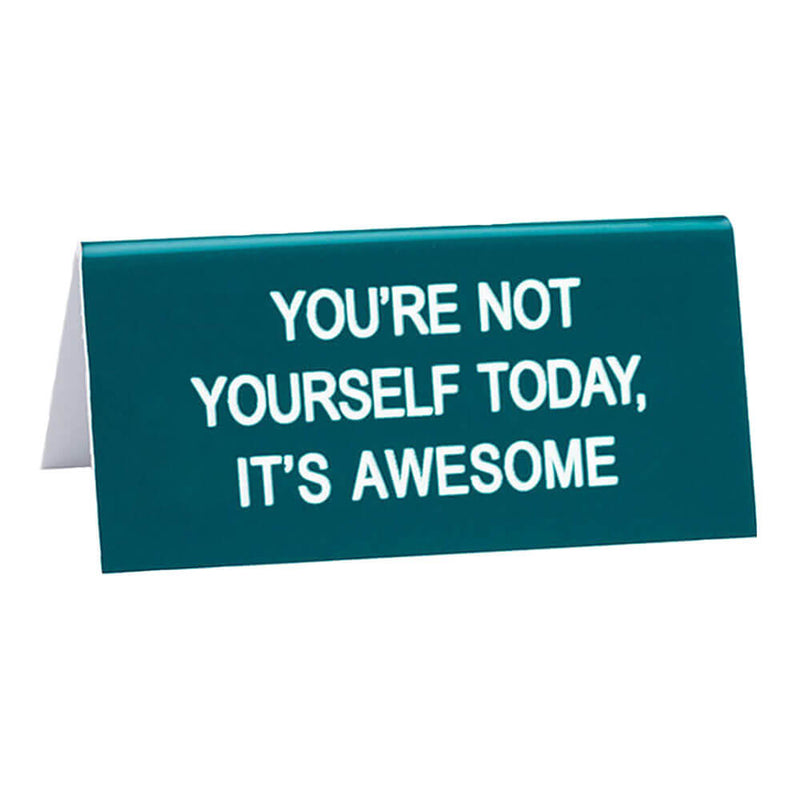  Di qué letrero de escritorio (pequeño)