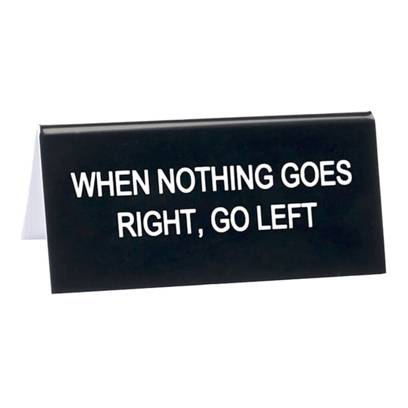  Di qué letrero de escritorio (pequeño)