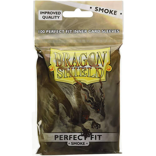 Dragon Shield Smoke Card Sleeves Perfect Fit Pack of 100