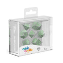  Oakie Doakie RPG Dados de metal que brillan en la oscuridad 7 piezas