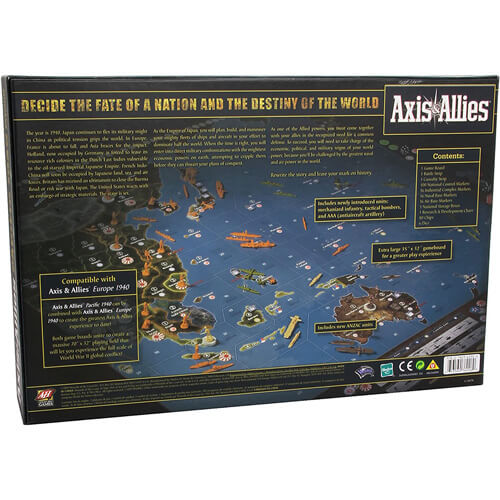 Axis & Allies Pacific 1940 Revised Board Game