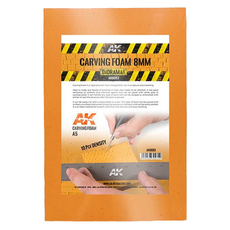  Kit de modelado de espuma para tallar interactivo AK de 8 mm