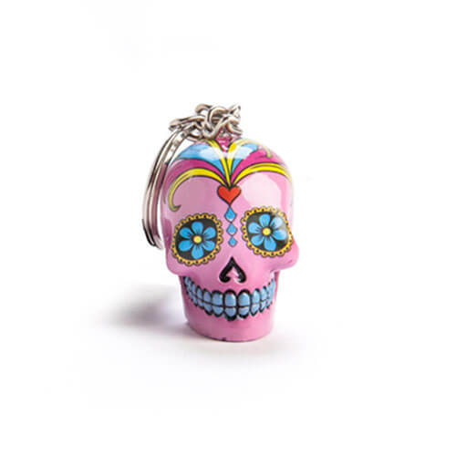 Candy Skull Keychain