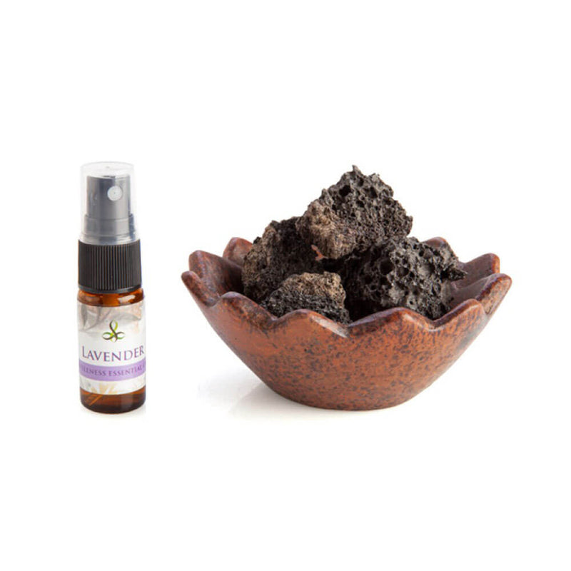  Difusor de ambiente volcánico en cuenco de terracota