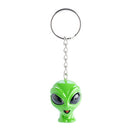 Space Budz Green Alien Keychain