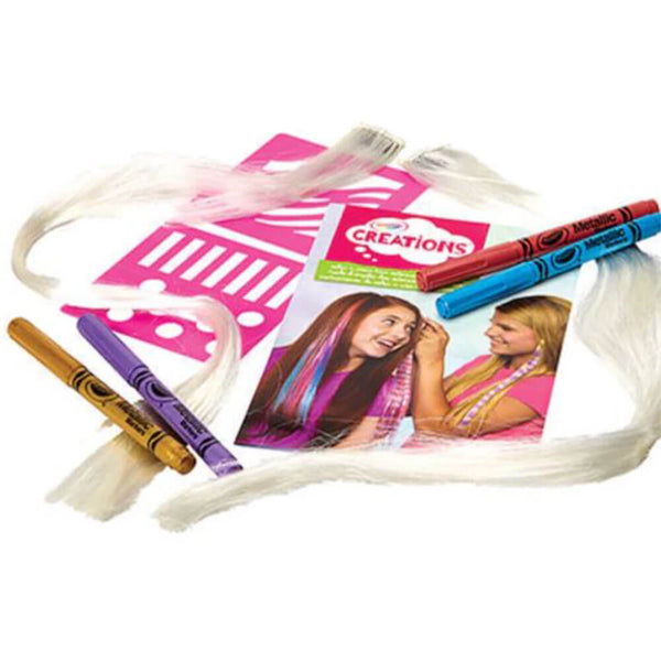 Crayola Hair Extensions Colour and Wear