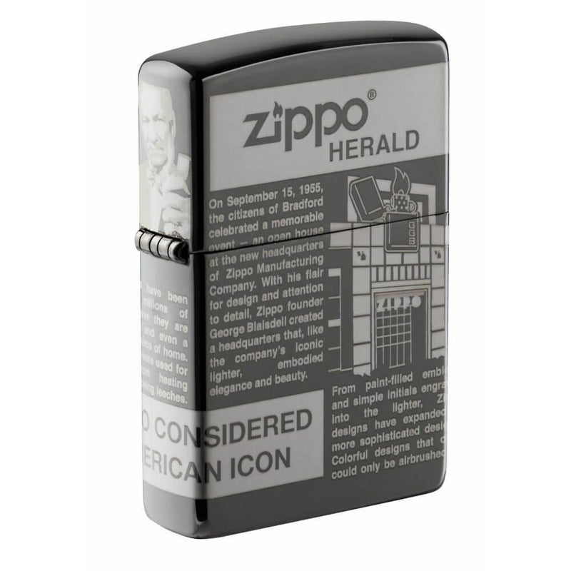  Encendedor Zippo con diseño de hielo negro